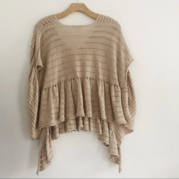 Anthropologie Yellow Bird Carolina Poncho xs - Picture 4 of 6